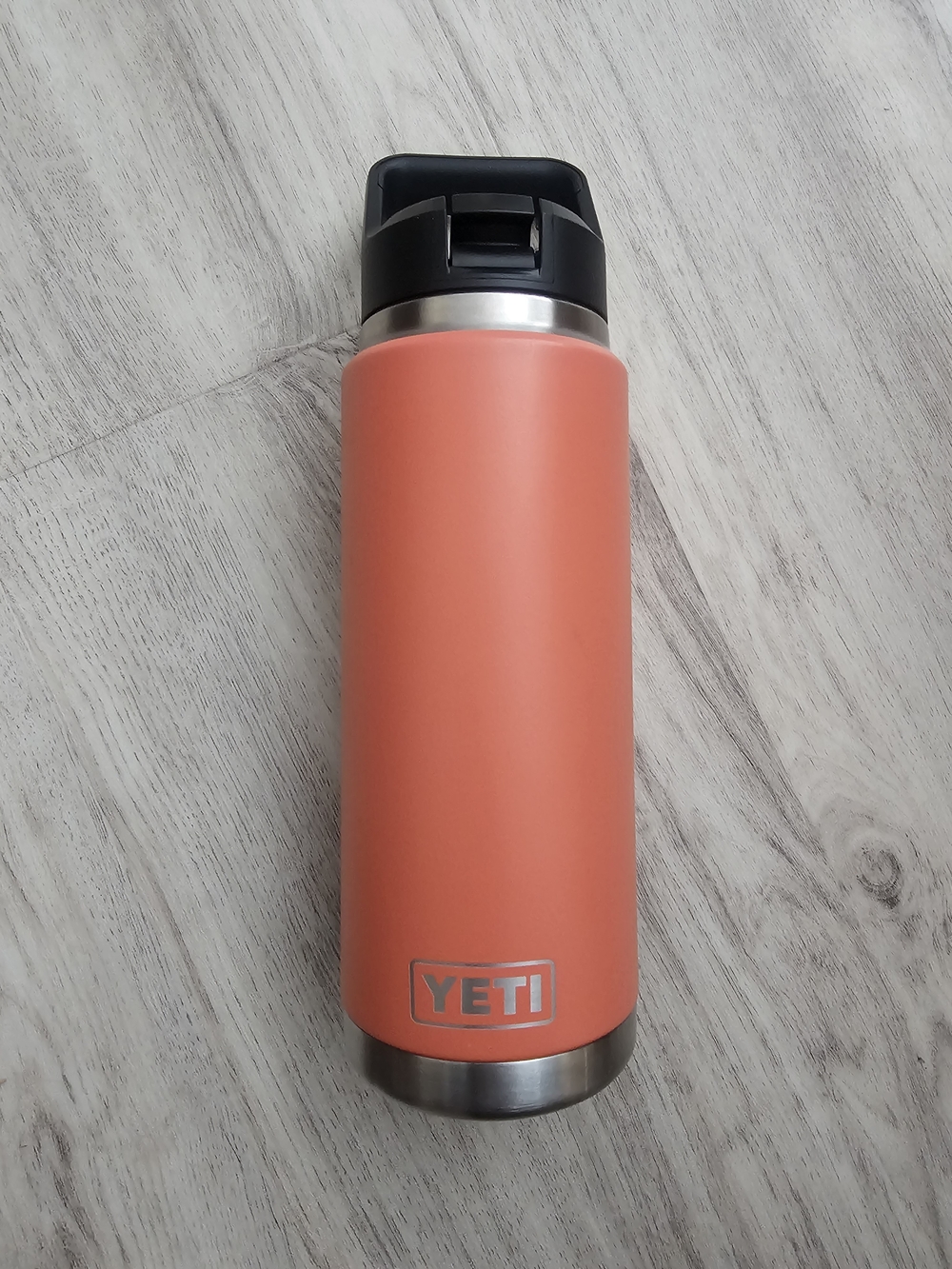 YETI Rambler Travel Bottle in Coral - Insulated Stainless Steel